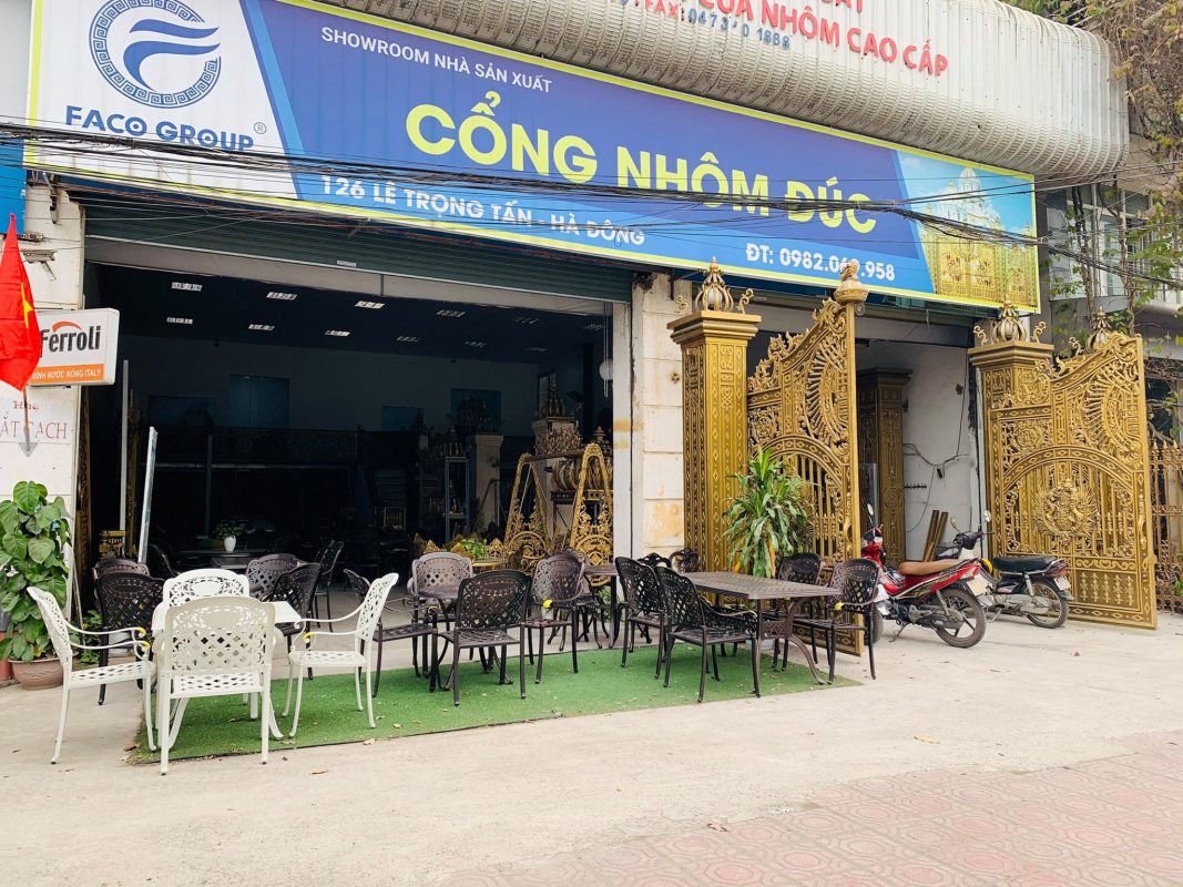 cổng nhôm đúc Hà Nội